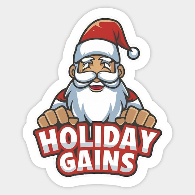 Festive Fitness: Santa’s Holiday Gains Sticker by ramith-concept